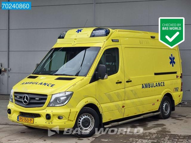 Sprinter 319 CDI Automaat Euro6 Complete NL Ambulance Brancard Ziekenwagen Rettungswagen Krankenwag  Machineryscanner