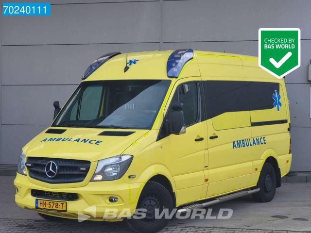 Sprinter 319 CDI Automaat Euro6 Complete NL Ambulance BRANCARD Ziekenwagen Rettungswagen 8m3 Airco   Machineryscanner