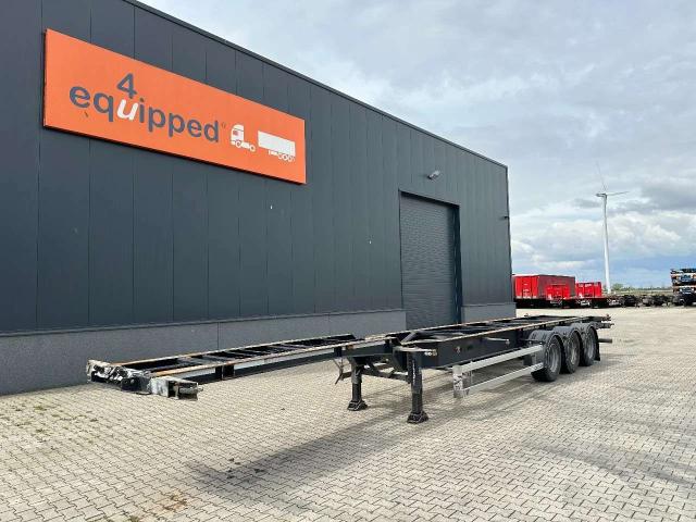 40FT/45FT HC, BPW+drum, empty weight: 4.120kg, NL-chassis, APK: 11/2024  Machineryscanner
